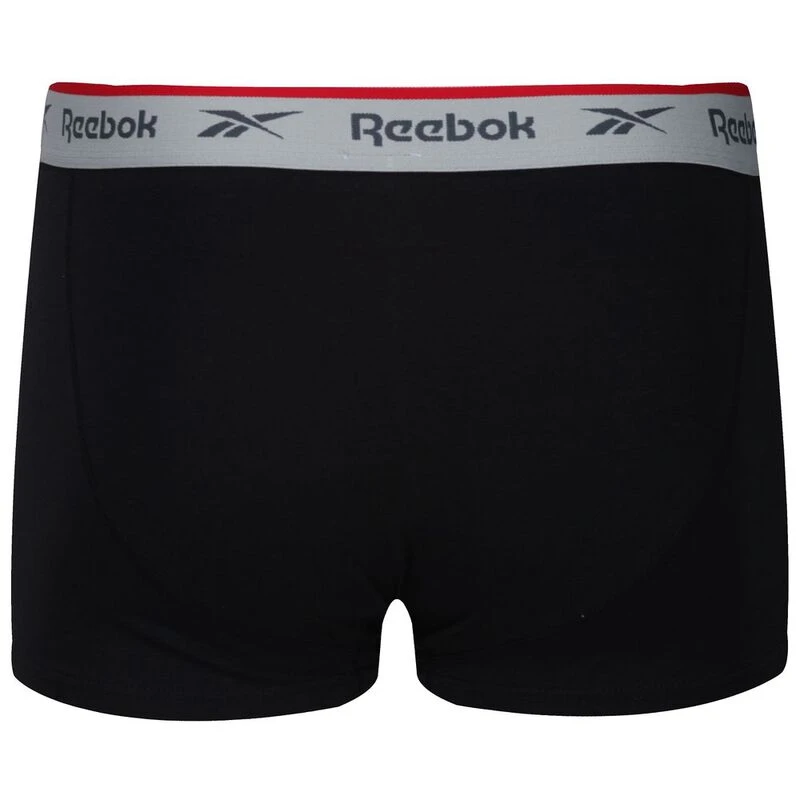 Reebok Mens Classic Underwear Black 3 Pack Sportpursuit