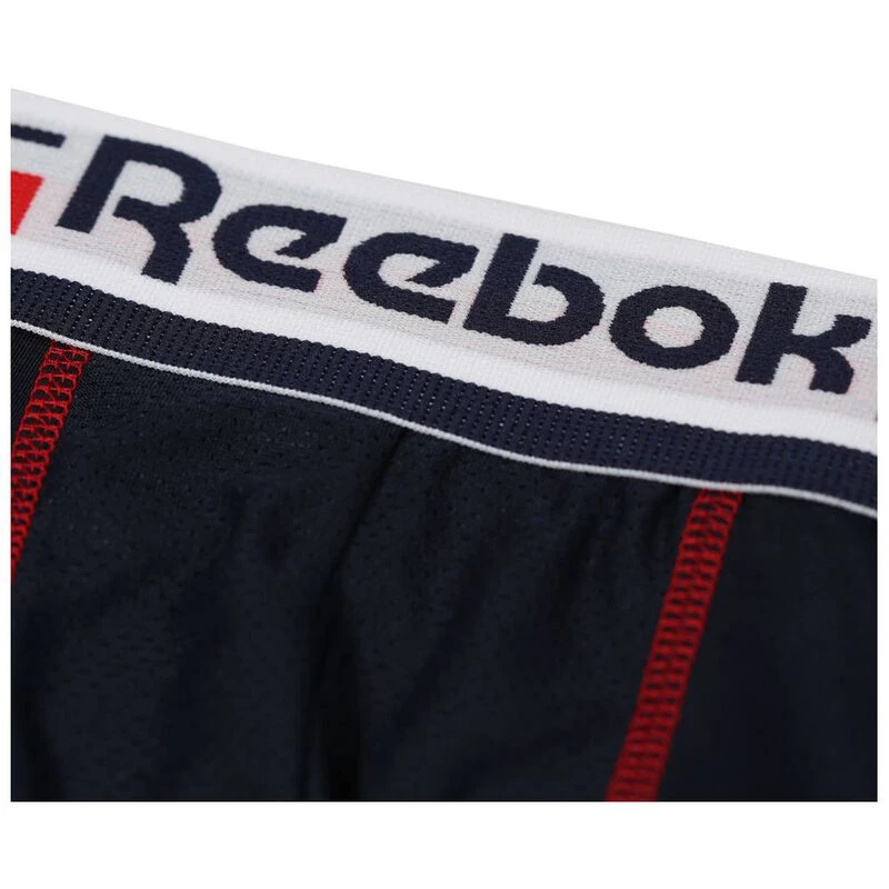 Reebok Mens Med Sports Underwear (Vector Navy/White/Pure Grey)