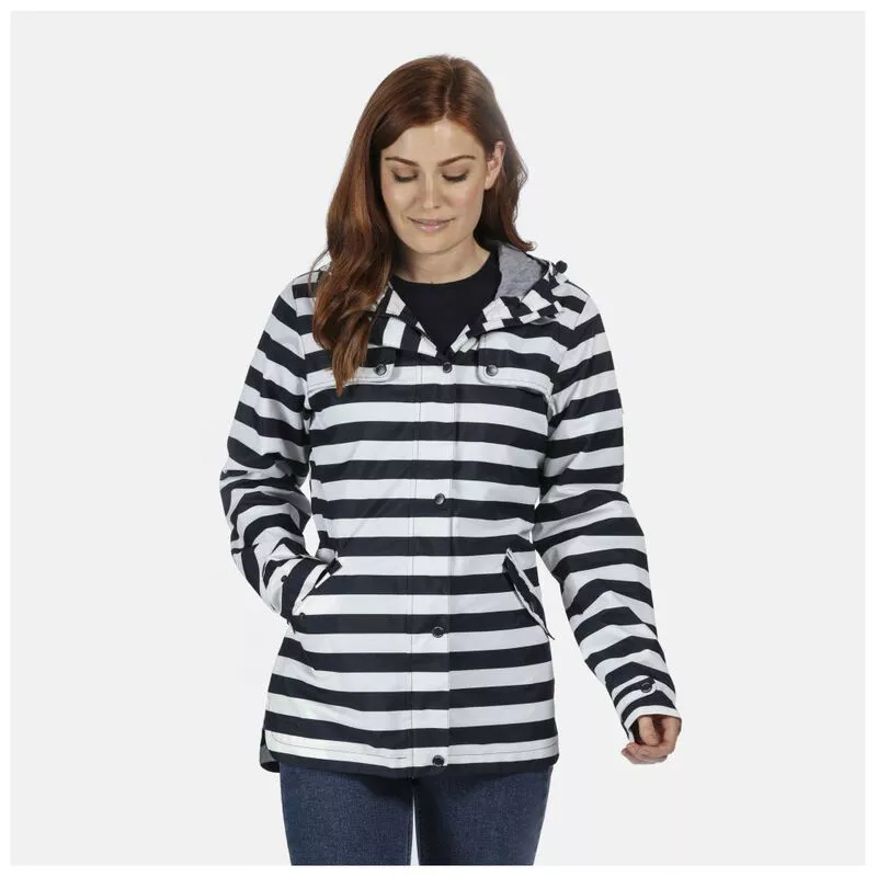 Women's bertille lightweight hooded waterproof jacket navy outlet