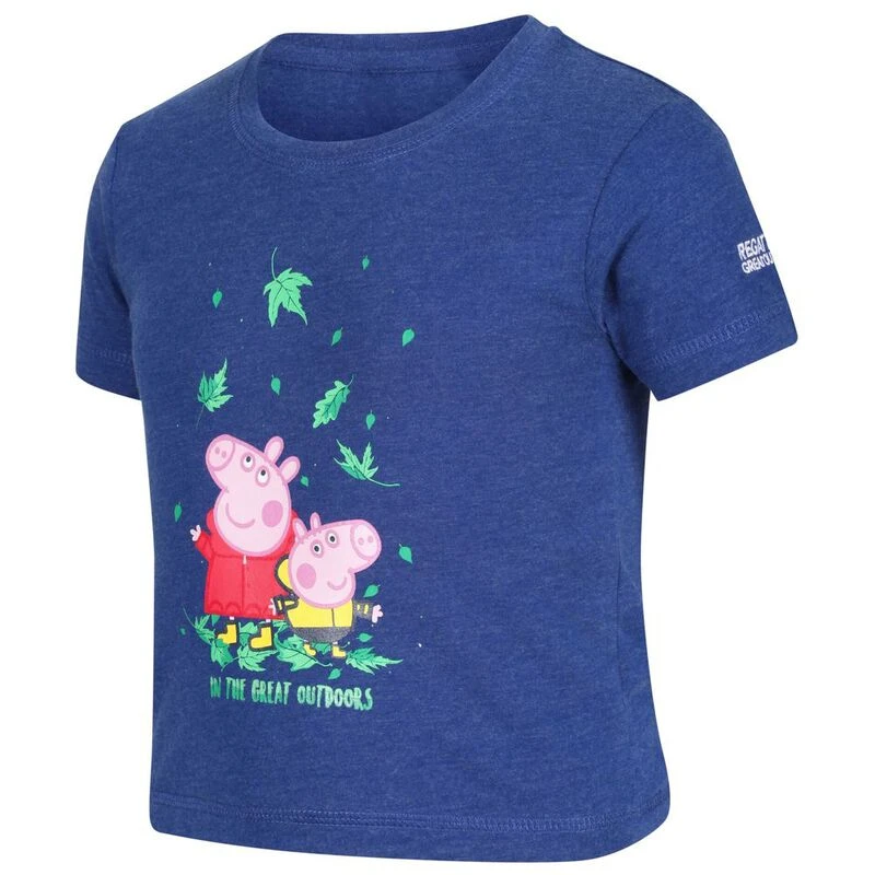 Regatta Kids Peppa Pig Printed Short Sleeve T Shirt New Royal Spor