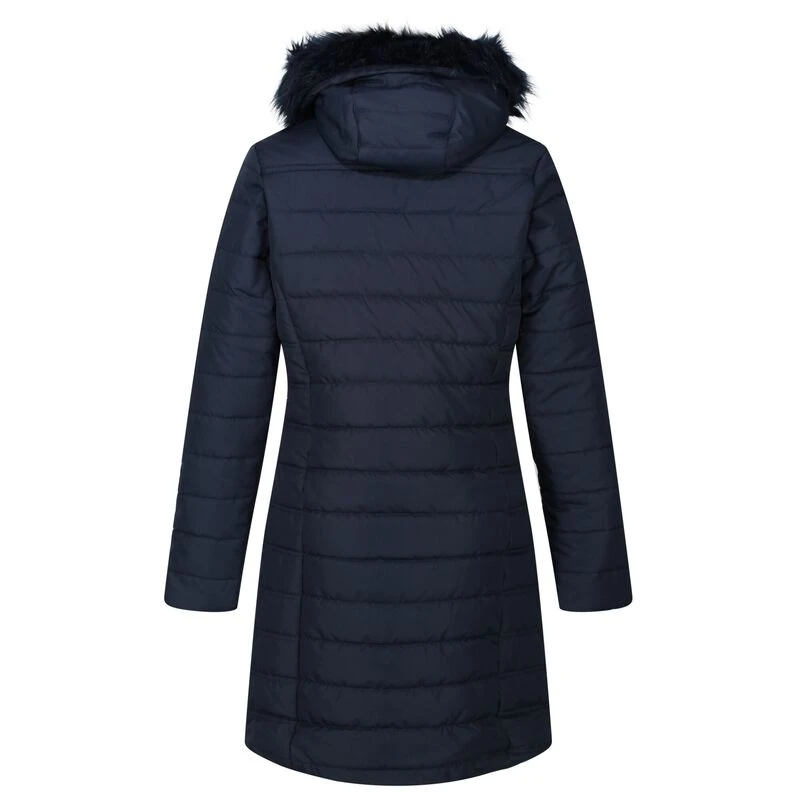 Regatta Womens Fritha Insulated Quilted Parka Jacket (Navy) Sportpur