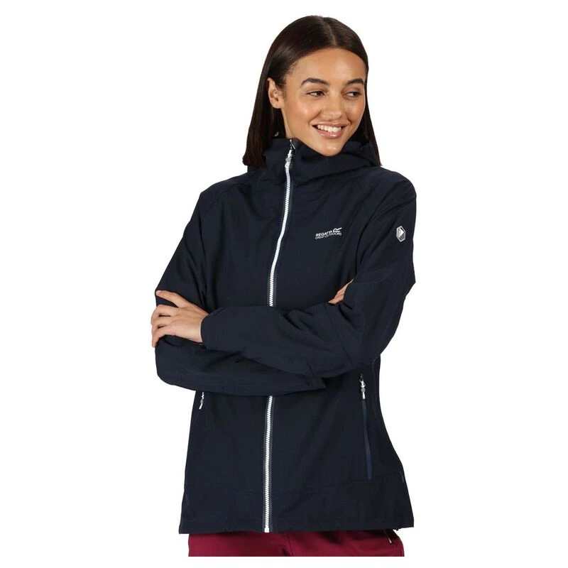 Women's wentwood v 3 in 1 waterproof insulated hooded walking jacket navy clearance