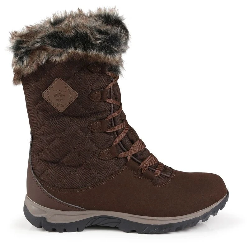 Regatta Womens Newley Thermo Walking Boots Chestnut Sportpursuit.c