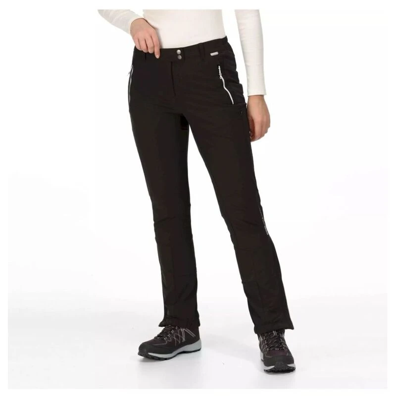 Regatta Womens Mountain Walking Trousers Black Black Sportpursuit