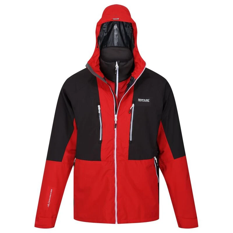 Regatta Mens Sacramento IX Jacket Danger Red Ash Sportpursuit