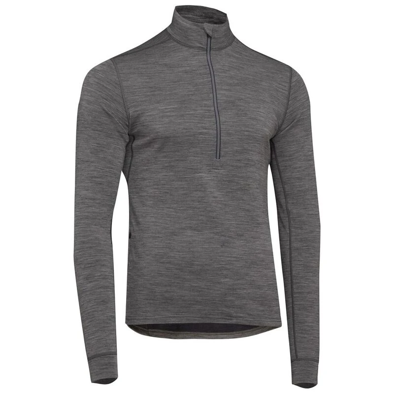 Rivelo Mens Haldon Merino Blend MTB Jersey Charcoal Melange Sportp