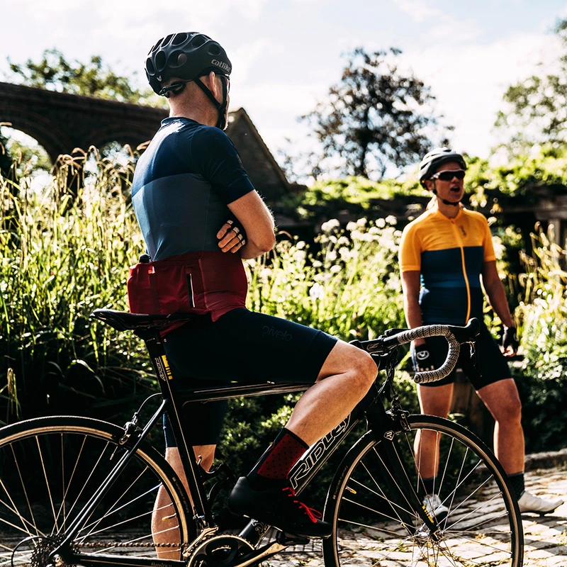 Rivelo Mens Honister Pro Bib Shorts Navy Sportpursuit