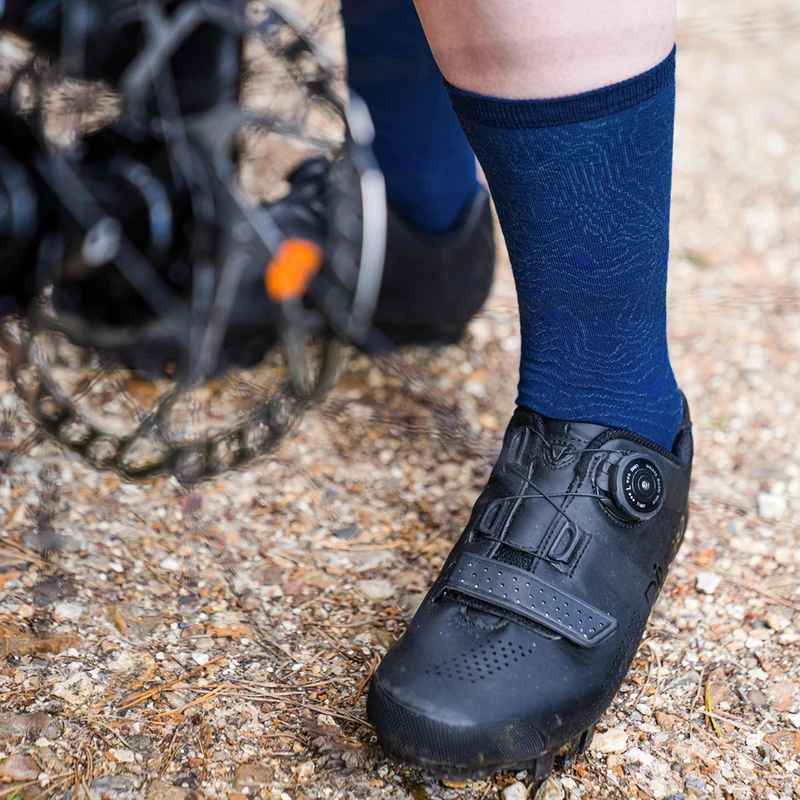 Rivelo Merino Mix Socks (3 Pack - Navy/Blue) | Sportpursuit.com