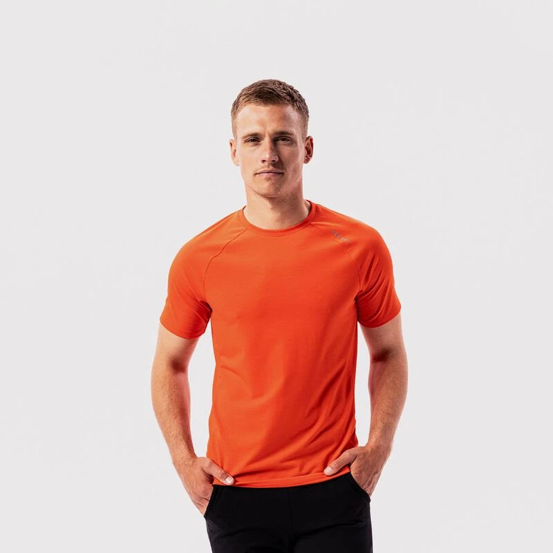 Rockay Mens 20Four7 Short Sleeve Top (Mandarin Orange) | Sportpursuit.