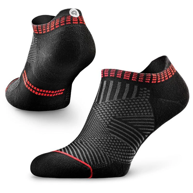 Rockay Accelerate Performance Socks (Black/Red) | Sportpursuit.com