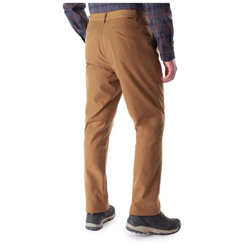 Rohan Mens Dry District Waterproof Chinos Trousers Shale Brown Spo