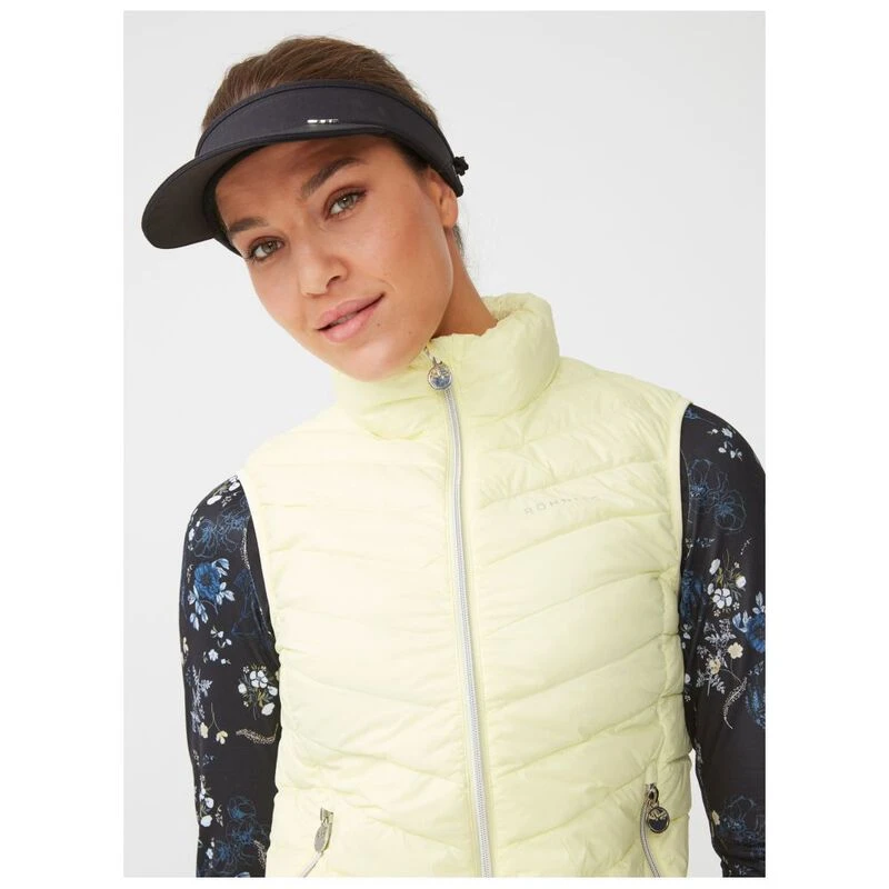 Rohnisch Golf Womens Light Down Gilet Yellow Sportpursuit