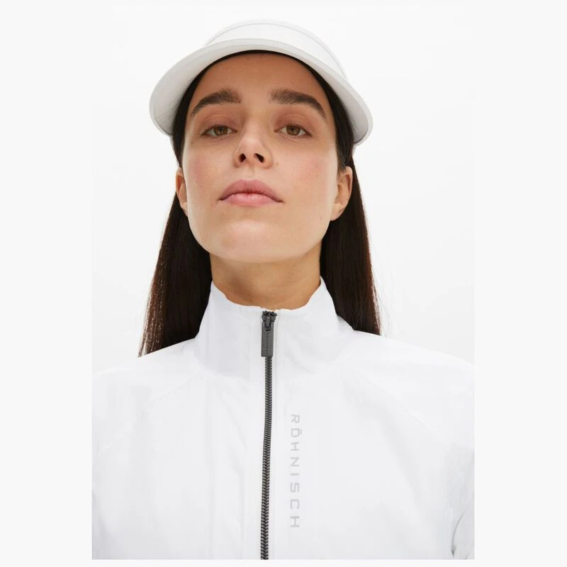 Pure white jacket top