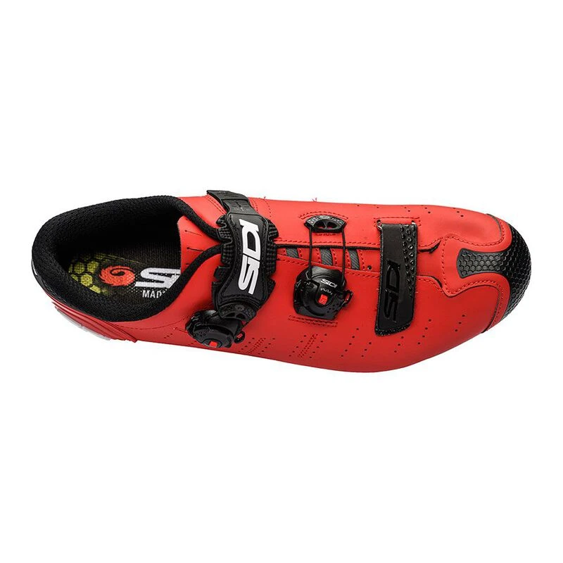 SIDI Mens Dragon 5 SRS Cycling Shoes Red Sportpursuit