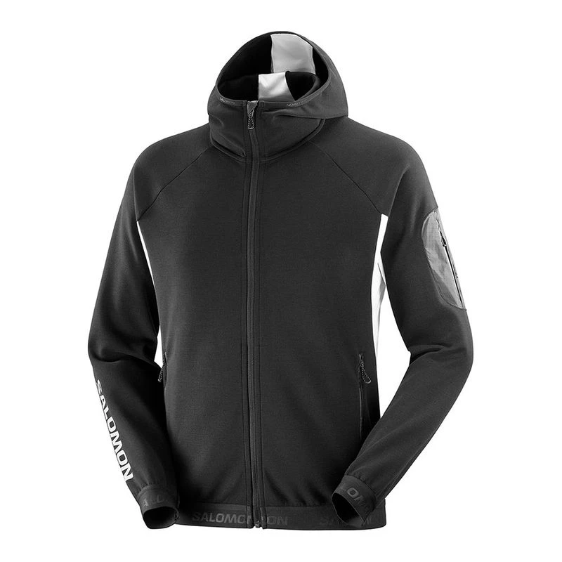 Salomon Sweat a capuche Equipe Homme Noir privatesportshop.be fr