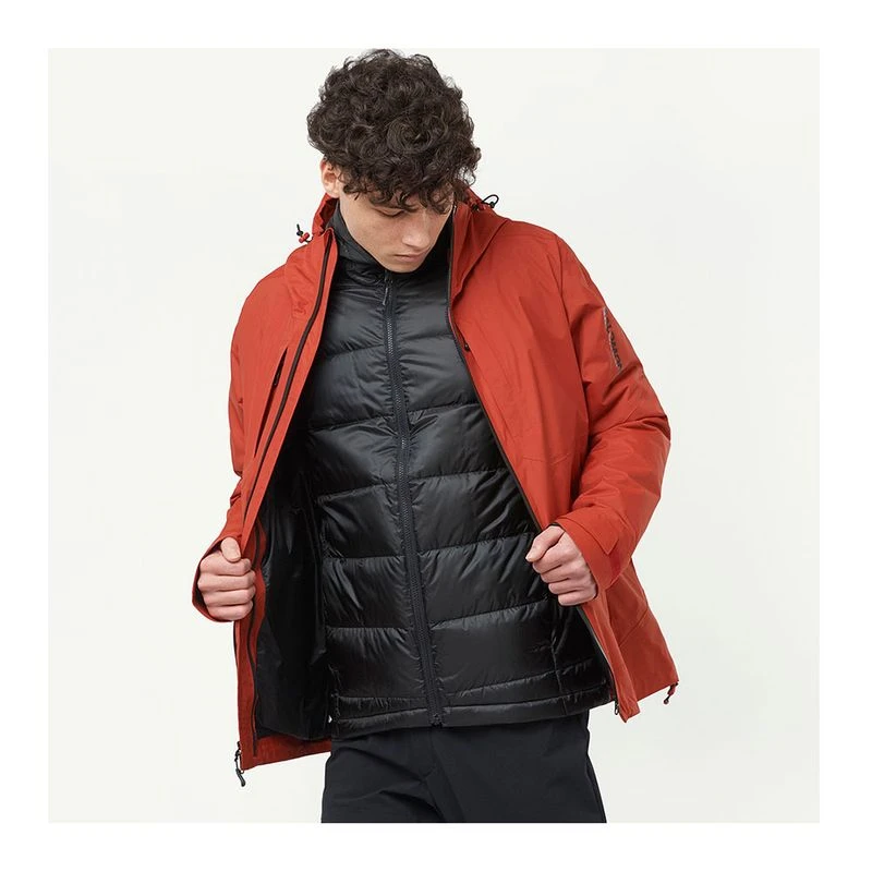 Salomon Mens Patroller 3 In 1 Jacket Red Sportpursuit