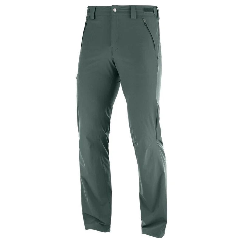 Salomon Mens Wayfarer Straight Trousers Green Gables Sportpursuit