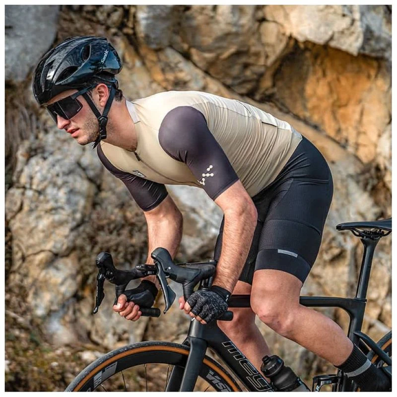 Santic Mens Duke Bib Shorts Black Sportpursuit