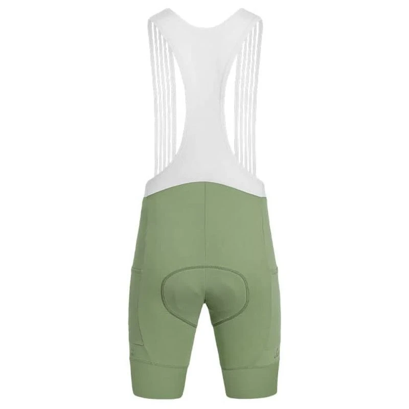 Santic Womens Duchamp II Bib Shorts Green Sportpursuit