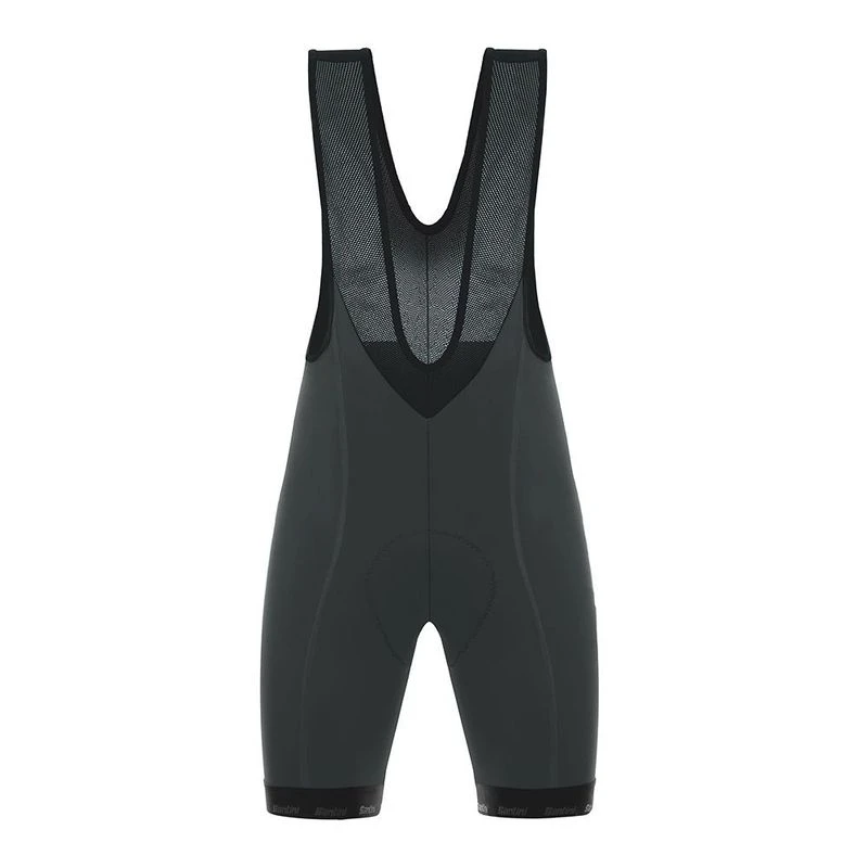 Santini Mens Gara Bib Shorts Grey Sportpursuit