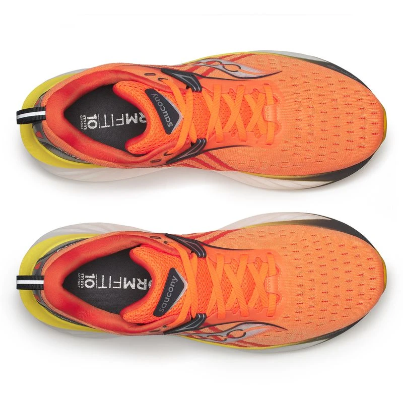 Saucony Mens Triumph 22 Running Shoes Orange Sportpursuit