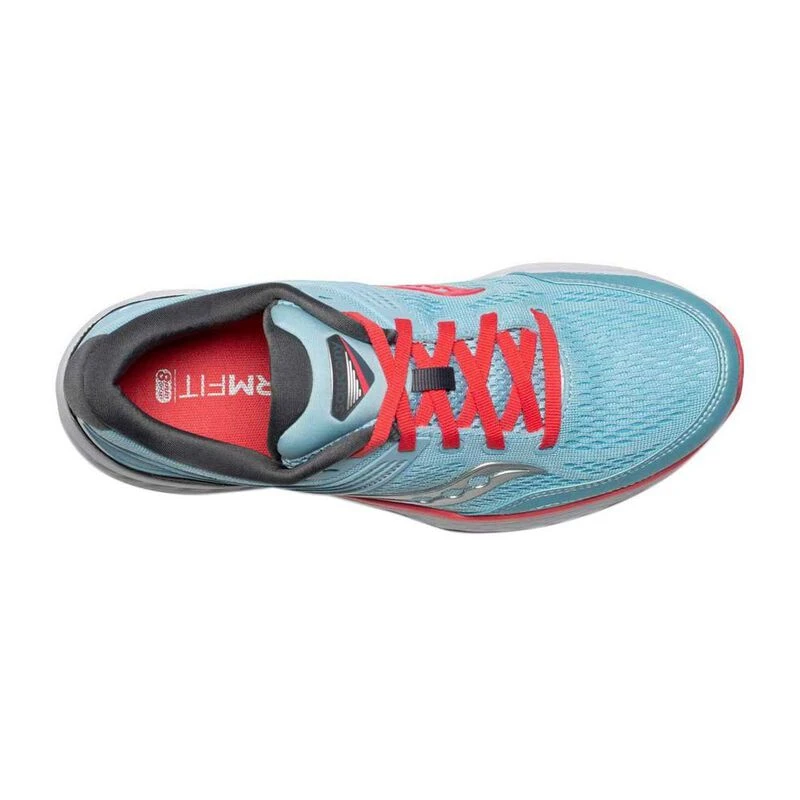 Saucony Womens Munchen 4S Running Shoes (Powder/Punch) Sportpursuit.