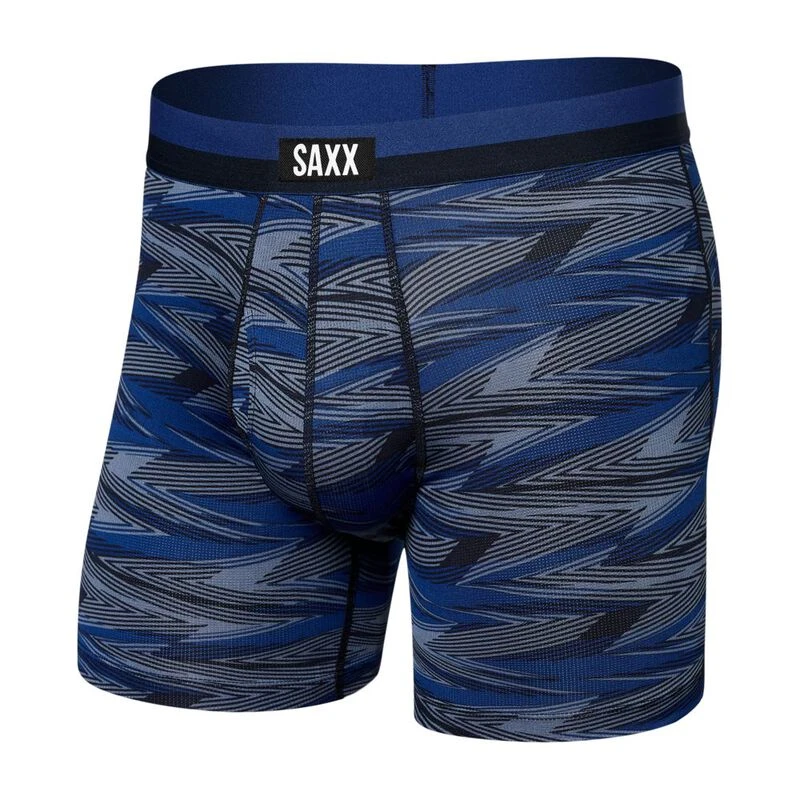 SAXX Mens Sport Mesh Boxer Briefs Olive