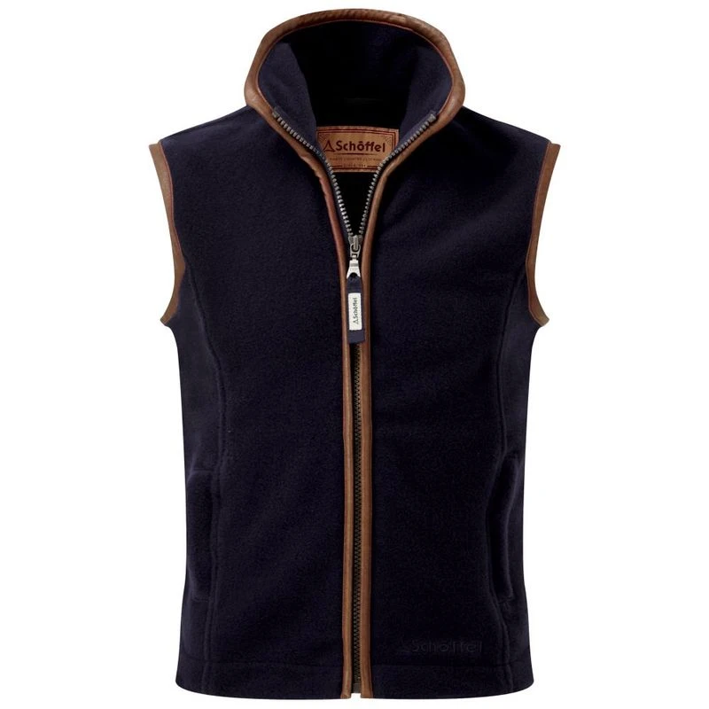 Schoffel Girls Little Lyndon Fleece Gilet Navy Sportpursuit