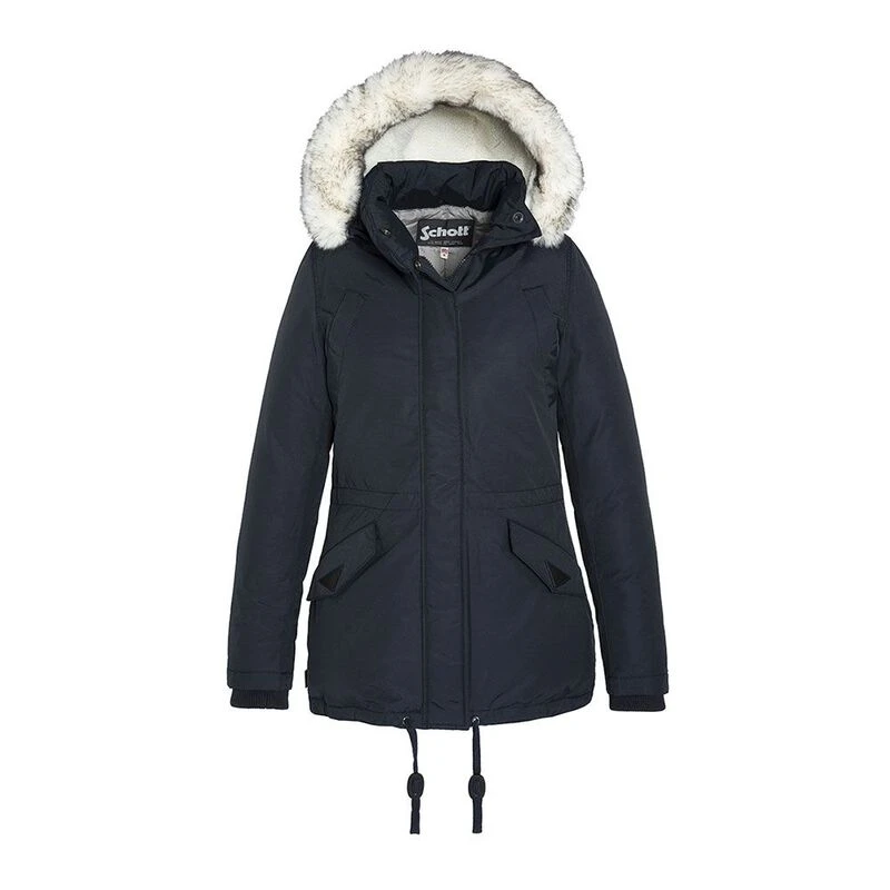 Schott Womens Freya Jacket Navy Eurosportshop