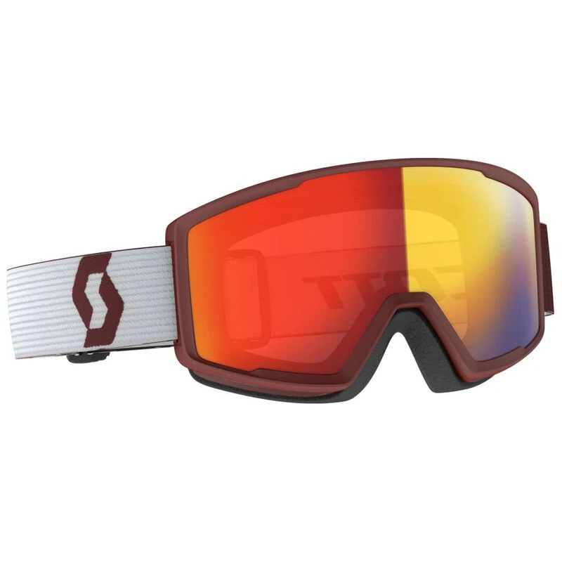 Scott Factor Pro Ski & Snowboarding Goggles (Team Red/White) Sportpu