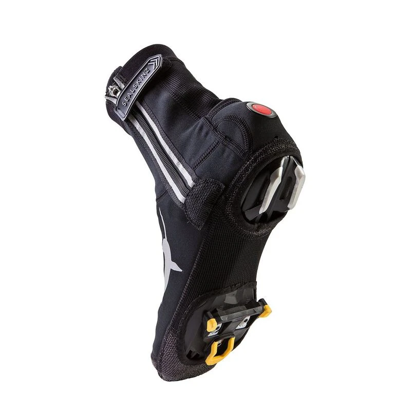 SealSkinz Neoprene Halo Overshoes Black Red Sportpursuit