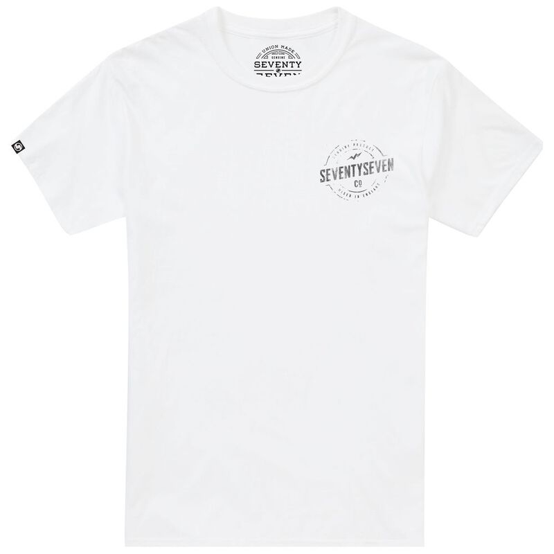 Seventy Seven Mens Genuine T Shirt White Sportpursuit Com
