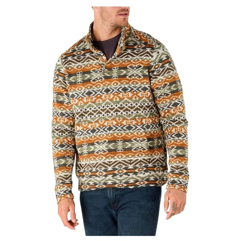 Sherpa Mens Bhutan Fleece Pullover Bardiya Sand Sportpursuit