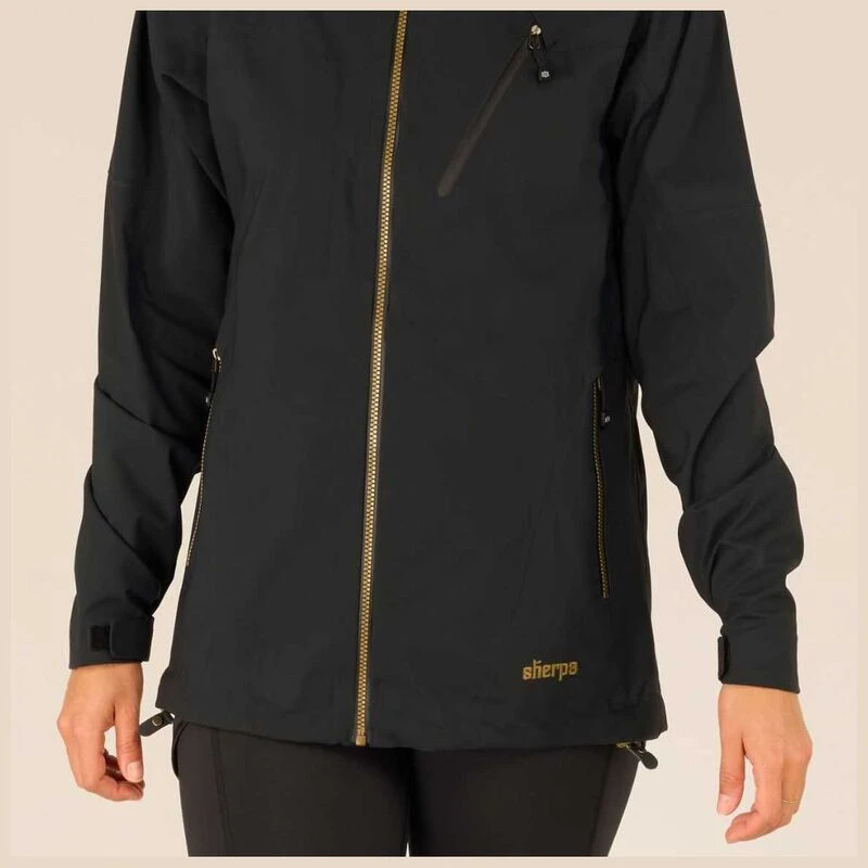 Sherpa Womens Makalu Eco Jacket Black Sportpursuit