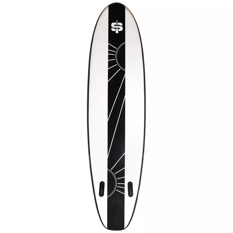 SUP Warehouse - Simple Paddle - Union 10'8 Inflatable SUP Package  (Black/White)