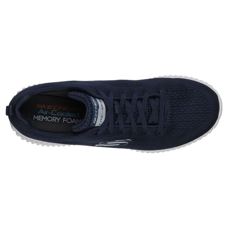skechers memory foam homme bleu