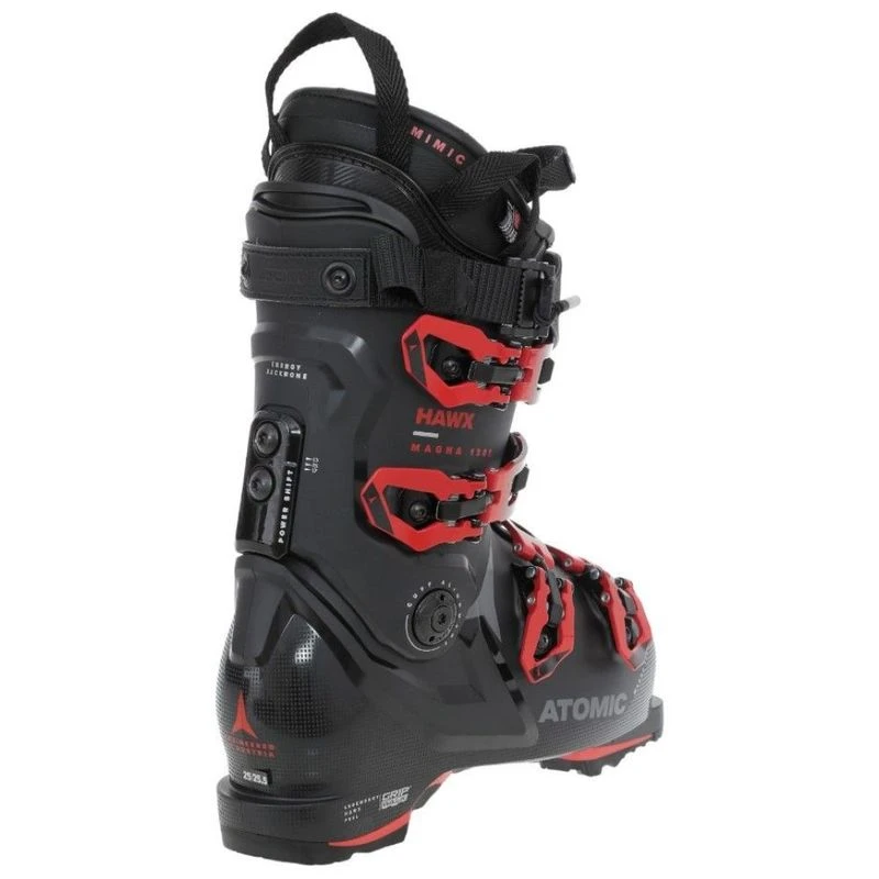 Atomic Mens Hawx Magna 130 S GW Ski Boots Black Red Sportpursuit.c