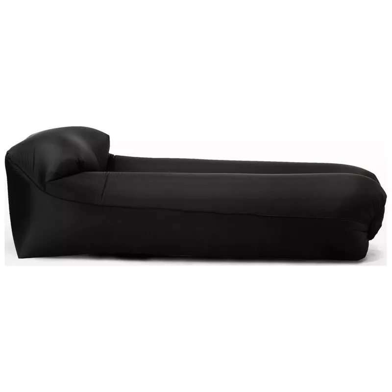 Softybag Inflatable Polyester Lounge Chair Midnight Black Sportpur