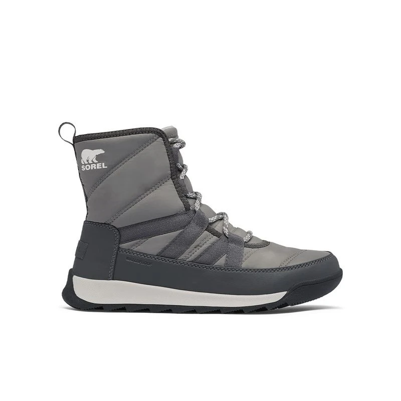 Sorel Womens Whitney II Short Lace WP Snow Boots Grey Sportpursui