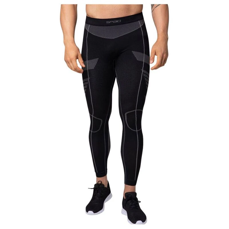 Spaio Mens Thermo Evo Leggings (Black/Grey) | Sportpursuit.com