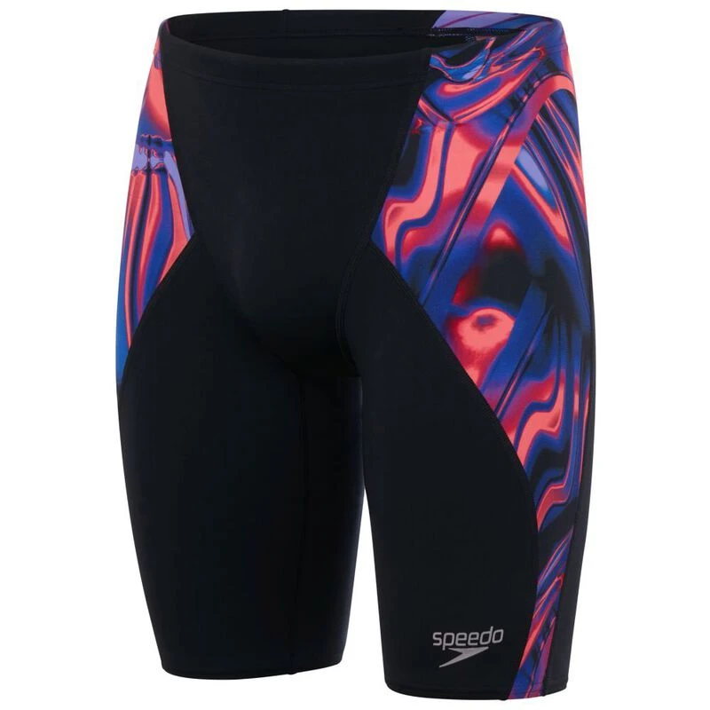 Speedo Mens Digital V Jammers (Black/Red)