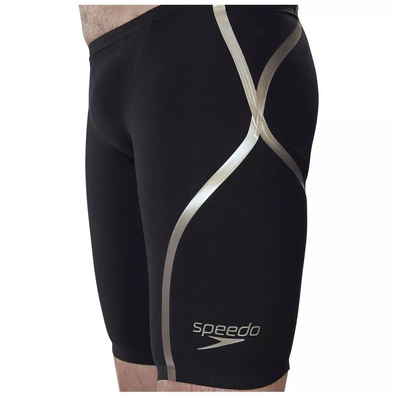 Speedo Mens Fastskin LZR Racer X Jammers Black Gold Sportpursuit.c