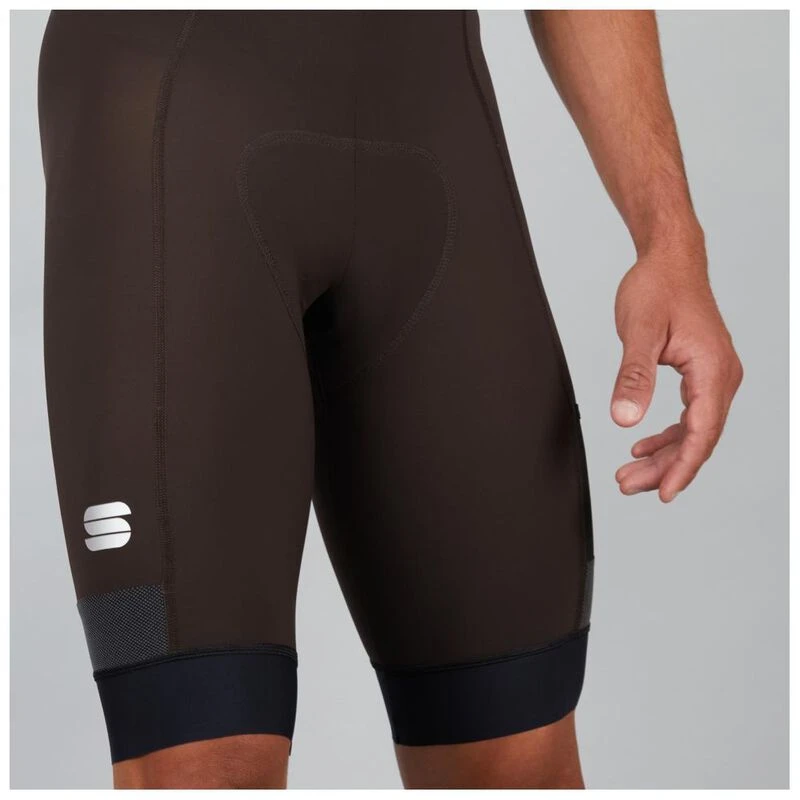 Sportful Mens Supergiara Bib Shorts Cacao Sportpursuit