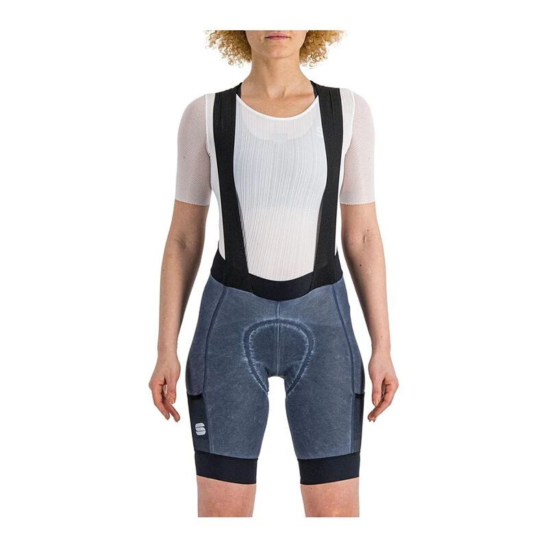 SPORTFUL Womens IND Supergiara Bib Shorts Blue Sportpursuit
