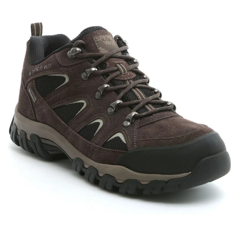 Sprayway Mens Mull Low HydroDRY Hiking Shoes (Brown) | Sportpursuit.co