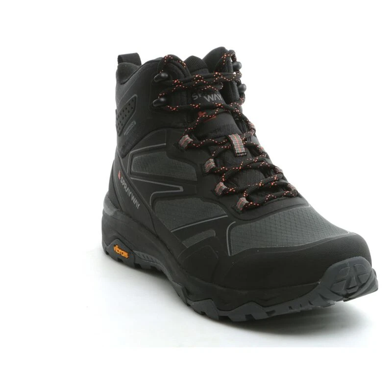 Sprayway Mens Tarn Mid Hiking Boots (Black)