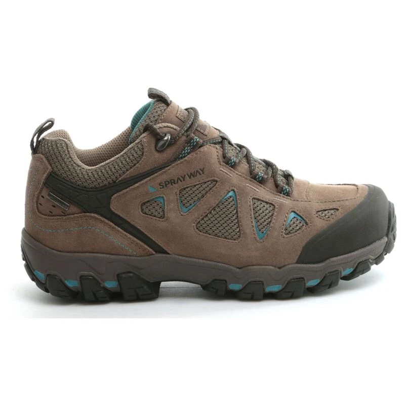 Sprayway Womens Iona Low HydroDRY Hiking Shoes (Brown) Sportpursuit.