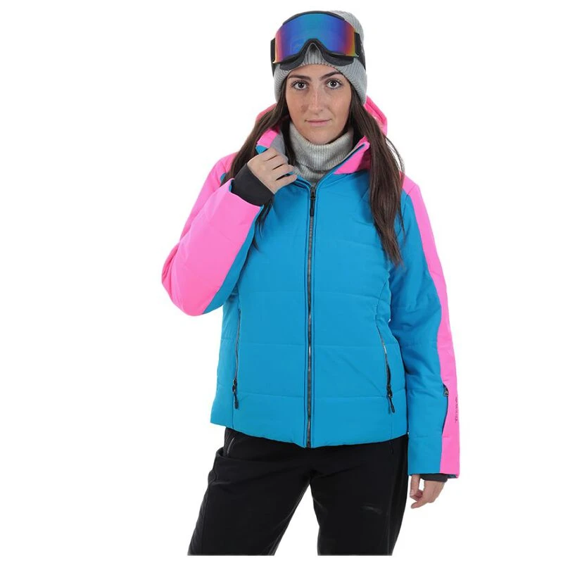 Spyder Womens Tresh GTX Synthetic Down Jacket (Lagoon) | Sportpursuit.