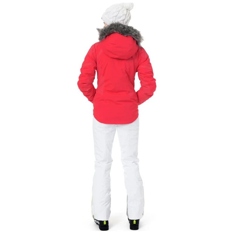 Spyder women's meribel faux fur jacket deals