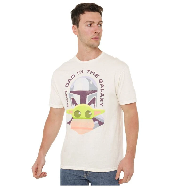 Star Wars Dad And Child Heren T shirt Bianco privatesportshop